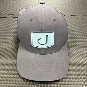 Avid Gear Gray Fishing Hat With Perforated Panels & Adjustable Strap